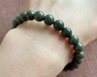 Green Phantom Quartz Bracelet: Brazilian Crystal Wealth Gemstone