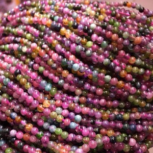 Brazil Tourmaline Triple Wrap Bracelet – Natural Gemstone, Energy Healing, Gift for Her image 6