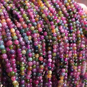 Brazil Tourmaline Triple Wrap Bracelet – Natural Gemstone, Energy Healing, Gift for Her image 3