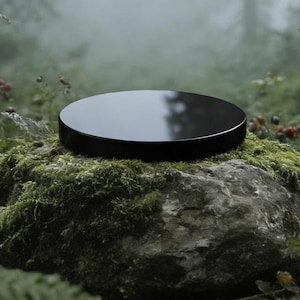 Obsidian Scrying Mirror | Witch Gazing Mirror | Ritual Divination & Crystal Magic image 6