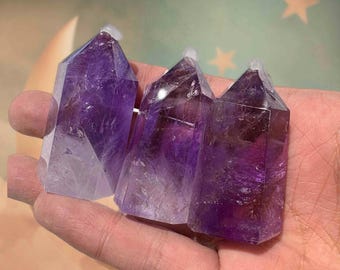 Luckycrystalsfamily による天然アメジスト ポイント / タワー (販売数