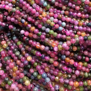 Brazil Tourmaline Triple Wrap Bracelet – Natural Gemstone, Energy Healing, Gift for Her image 5