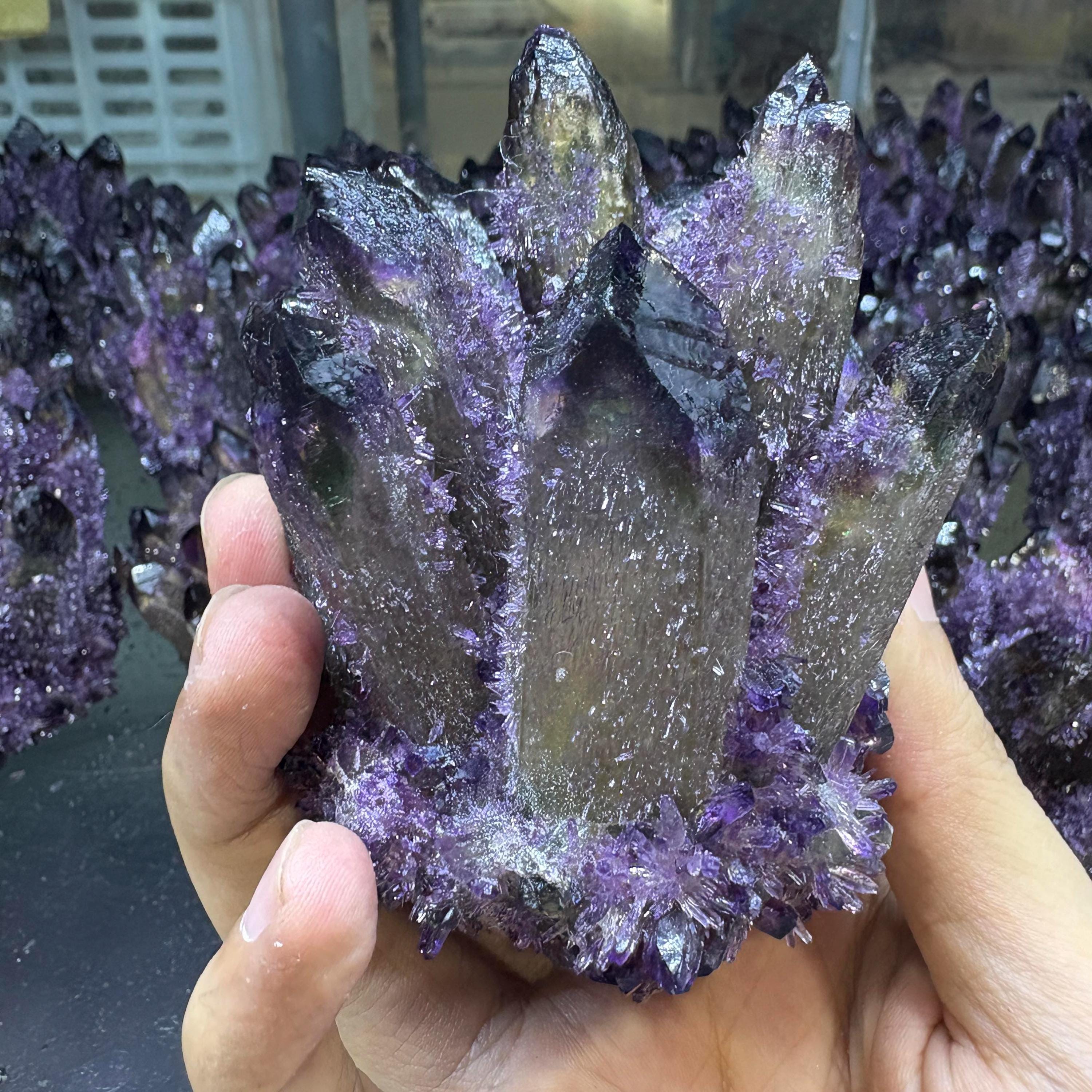 Roze amethist geode | Z15 - Unique Gemstones