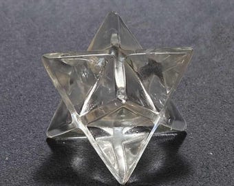 Clear Quartz Merkaba | Natural Crystal Star | Energy Amplifier & Meditation Tool