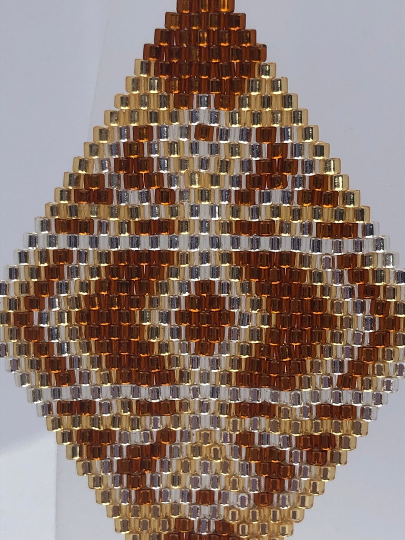 Mosaic Diamond Earrings Etsy