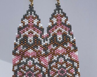 Antique lace earrings