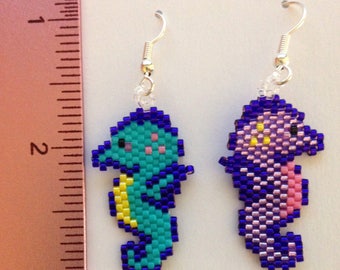 Baby seahorse earrings