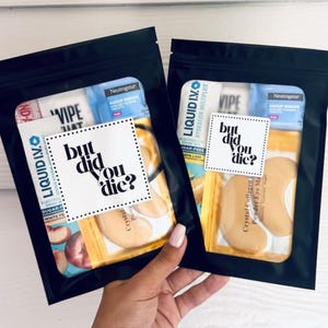 Personalized Hangover Kit: Bridal Party Recovery - Oui Bit Hungover