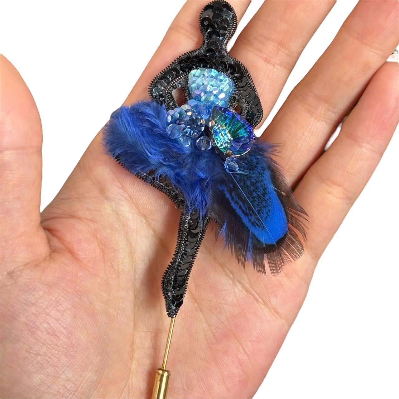 Broche Danseuse De Ballet / Opéra | Bijou Neuf Avec étiquettes | Multicolore