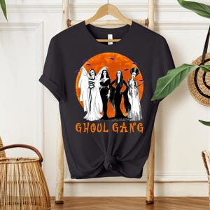Ghoul Gang Sunset Halloween Squad Goals T-Shirt, Halloween Shirt, Horror Queen Shirt, Horror Characters Shirt