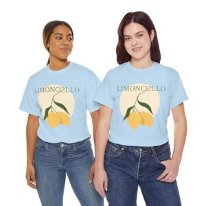 Limoncello Graphic Tee| Summer Fashion| Gift for Foodies|Casual Wear|Citrus Lover T-Shirt|lemon|labor day| gift| shirt.