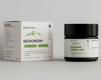 Shilajit-hars: krachtig fulvinezuur NeuroResin™ - gepatenteerde formule - Shilajitcore+ 50G shelajeet pure Himalaya