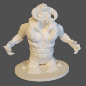 Figurine TzKal-Zuk | OSRS - Runescape Inferno Boss modèle imprimé en 3D, miniature à faire soi-même non peinte | ScapeCrafter