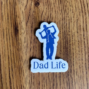 Découpe, sticker papa, cadeau