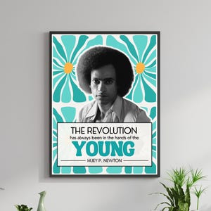 Huey P. Newton Quote Printable Poster | Revolutionary Wall Art | Black Panther Party | Civil Rights Digital Download