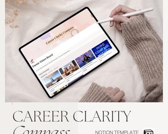 Career Clarity Compass | Notion Career Planner & Journal