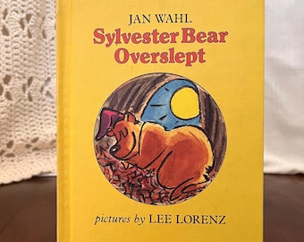 Sylvester Bear Overslept | 1979 Vintage Children's Book