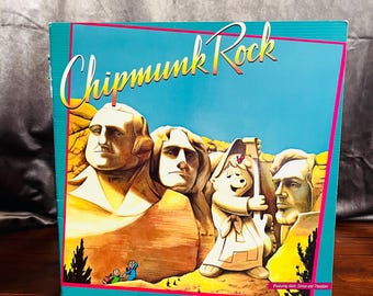 1982 Chipmunk Rock LP (Original Press) | Vintage Alvin & The Chipmunks Vinyl Record