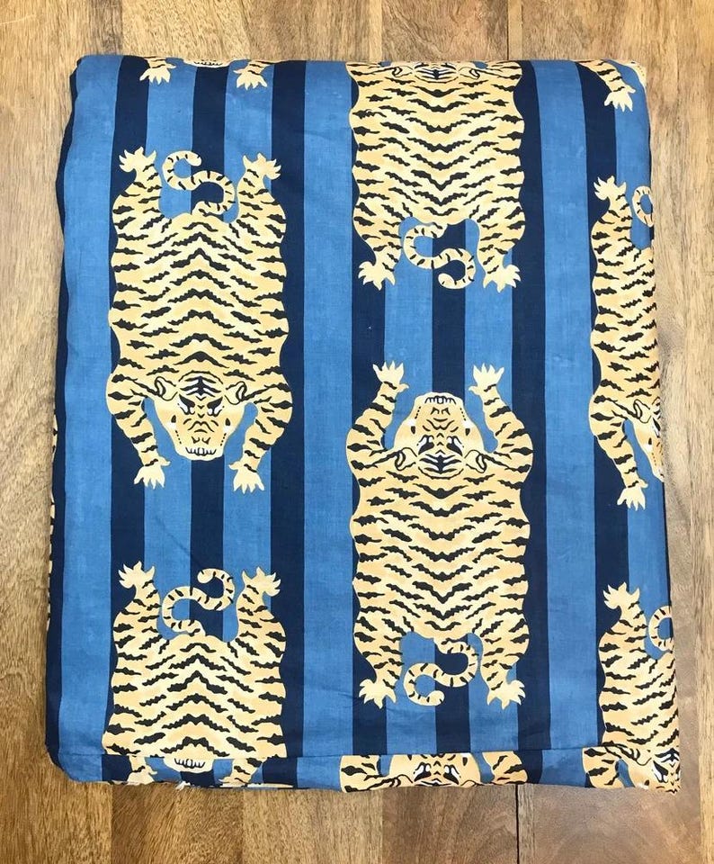 Indian Handmade Jaipuri Block Print Pj Sets, Cotton Women Pyjama set, Comfy Nightwear dress color 03