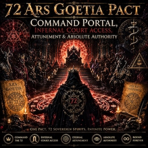72 Ars Goetia-pakten – Kommandoportal, åtkomst till den infernaliska domstolen, inställning och absolut auktoritet