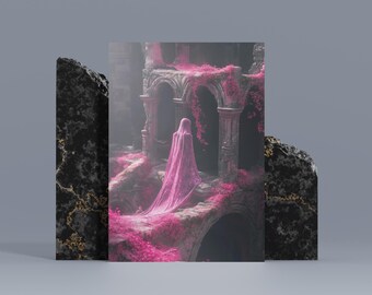 Gotische fantasyposter, poster geïnspireerd op World of Arcadia, kunstprint van een cultband, metalmuziekposter, digitaal printbare poster