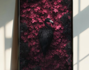 Gotische fantasyposter, poster geïnspireerd op World of Arcadia, kunstprint van een cultband, metalmuziekposter, digitaal printbare poster