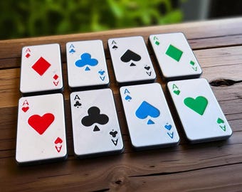 Ace Card Fidget Toy Magnetic Slider | Haptic | Tactile | Fun Gadget for Life Work School | Fidget Slider Gift