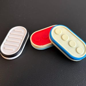 Minimalistisk magnetisk fidget-slider 3D | Anpassningsbara färger | Taktil stresslindrande leksak