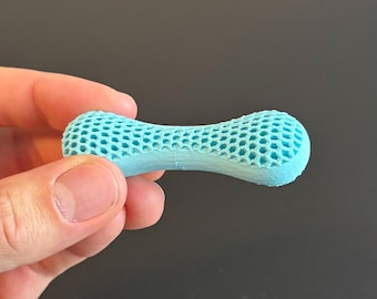 Haptic Dumbbell Hourglass Shape Hexagon Fidget Toy | Customizable Colors | Tactile Stress Relief