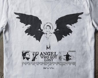 Camiseta Celestial Fallen One, Camiseta Winged Outcast Super Natural Protector