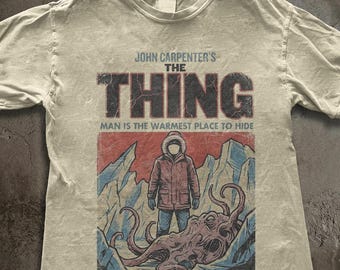 The Thing poster T-Shirt | Retro horror graphic tee