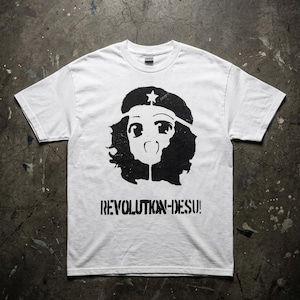 Revolution Desu Anime Meme Tee,Queer Radical Shirt, Leftist Meme Core Top, Y2K Grunge Anime Print, Alt Pride Clothing, Kawaii Punk image 2
