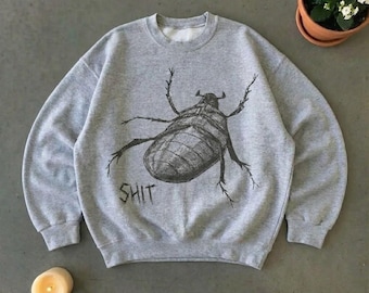 Cockroach Meme Sweatshirt, Kafka Metamorphosis Crewneck