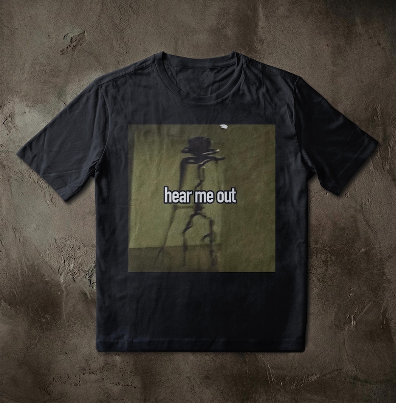 Backrooms Hear Me Out Shirt, Liminal Space Analog Horror Tee image 1