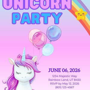 Unicorn party.