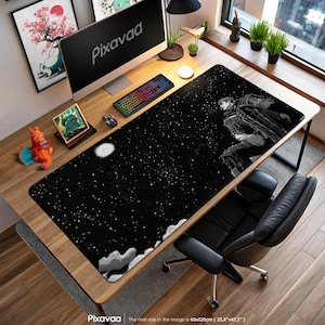 Guts Starry Sky Mouse Pad - Berserk Anime Night Scene Desk Mat, Guts Artwork Gaming Pad, Dark Fantasy Gift