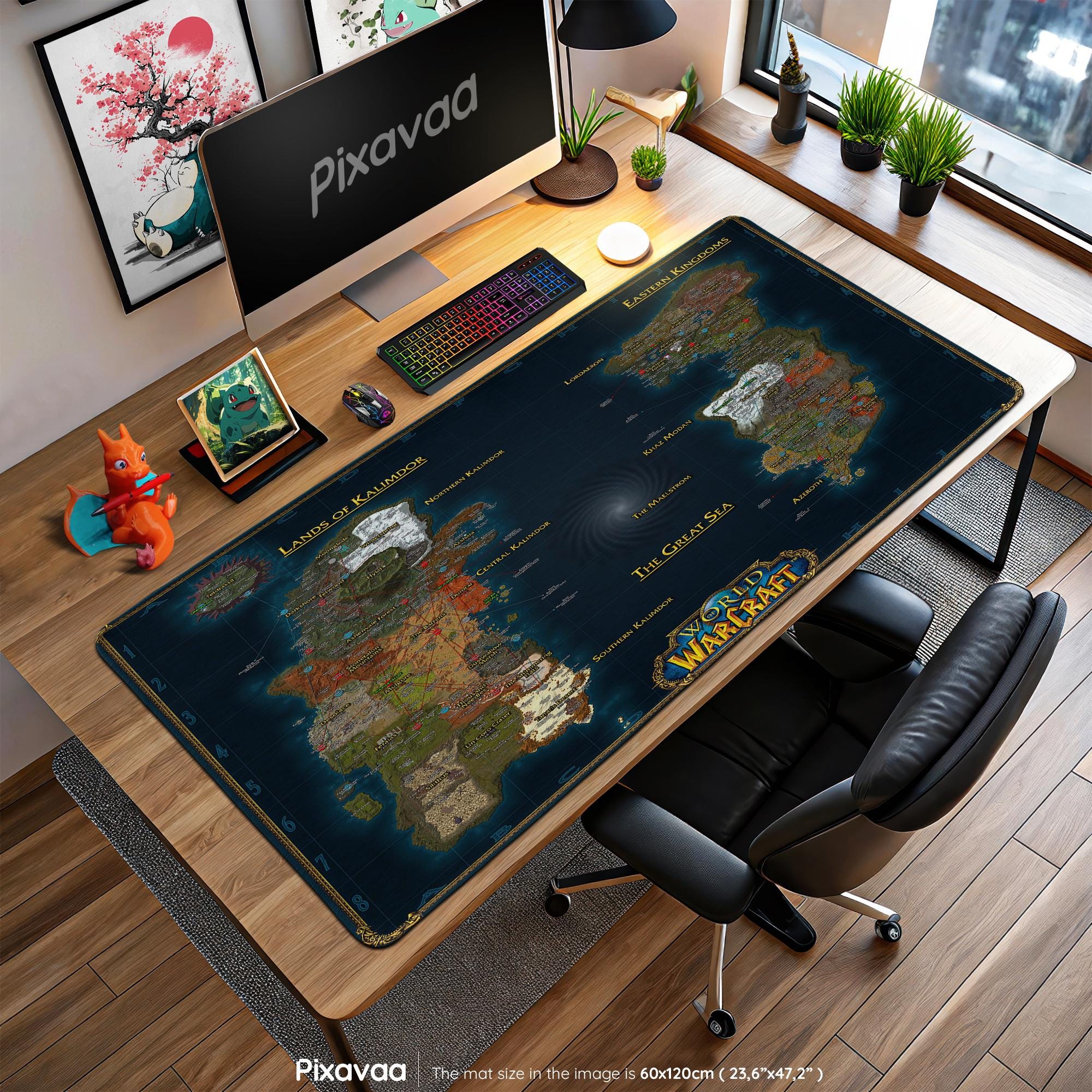 SteelSeries Qck XXL World of Warcraft Edition Gaming Muismat - Coolblue