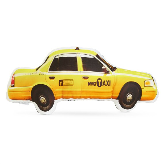 Nyc Yellow Cab Taxi Pillow Retro Pillow Aesthetic Pillows Etsy