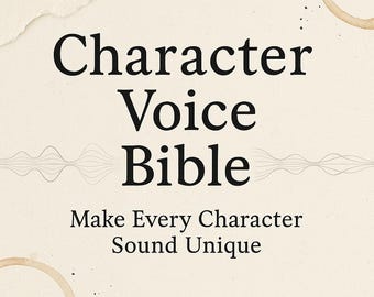 Character Voice Bible – Make Every Character Sound Unique