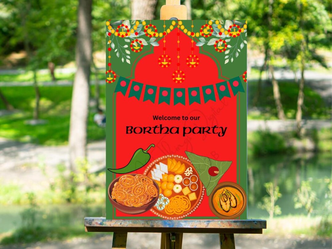 Bangladeshi Bortha Party Welcome Sign Bengali Food And Heritage Bangladeshi Bortha Party Welcome Sign Bengali Food And Heritage