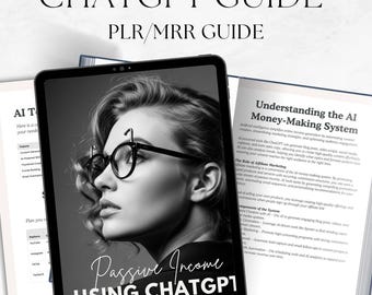 ChatGPTPassive Income Guide: PLR eBook & Workbook (Canva Template)