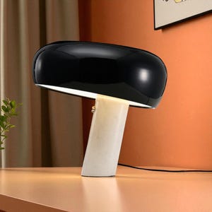 Modern Nordic Touch Table Lamp | Soft Light Bedside Lamp for Bedroom, Office, Entryway | Minimalist Home Decor & Simple Lighting Gift
