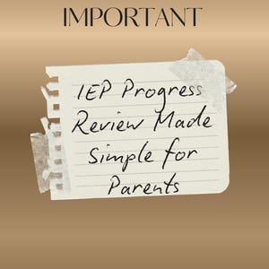 IEP Progress Checklist for Parents | Know If Goals Are Actually Being Met