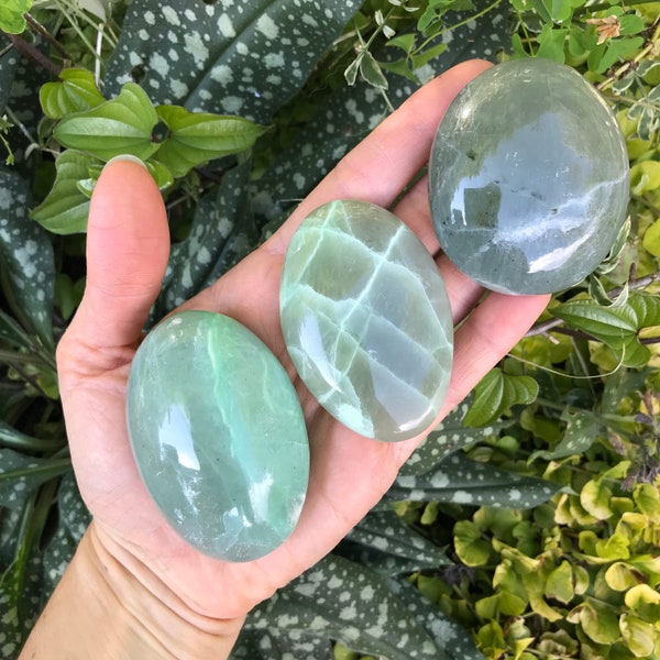Enchanting NEW Garnierite Palm Stones YOU CHOOSE One (1) // Hand Picked! // For Honoring Divine Nature Within // Mother Earth Gaia Nature