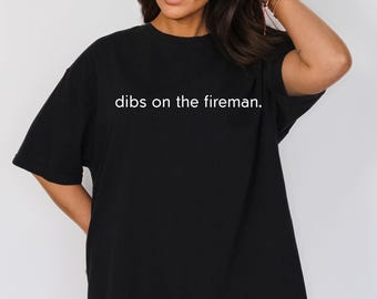 Me quedo con la camiseta de bombero: Camiseta de esposa de bombero con colores cómodos