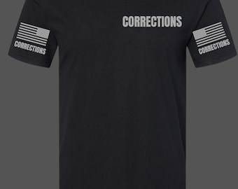 Camiseta de oficial de prisiones: colores cómodos, regalo para socorristas