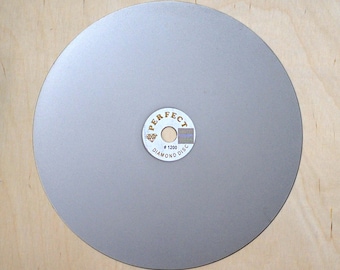 TechDiamondTools 8 inch Diamond Lapidary Faceting Flat Lap Disc 180 grit 
