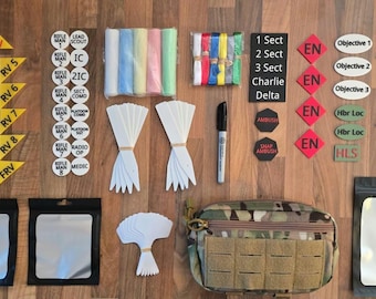 Army Orders Model Kit – Tactical Planning Set – MTP MOLLE Pouch, Markers & More.