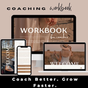 100 bearbeitbare Coaching-Arbeitsmappe
