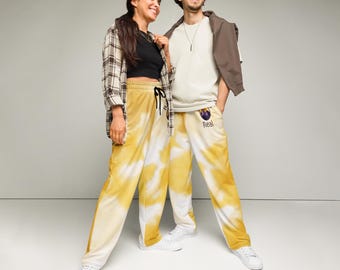 Pantalones deportivos de pierna ancha